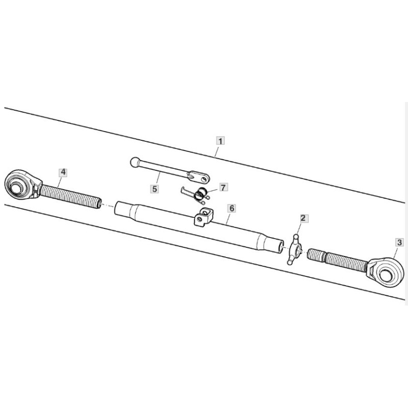 ER386568 John Deere Łącznik górny,