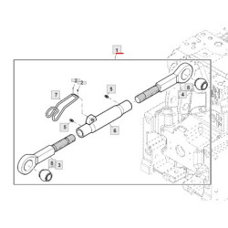 AL209436 John Deere Łącznik górny,
