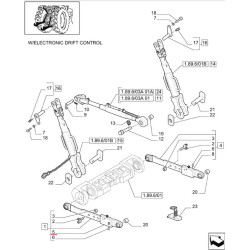 Końcówka przyłącza dolna 47137518 CNH 2200-47137518