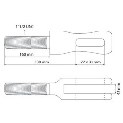 Końcówka przyłącza dolna MF 4285812M91 Massey-Ferguson 2000-4285812M91