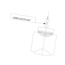 Lampa obrysowa, proste