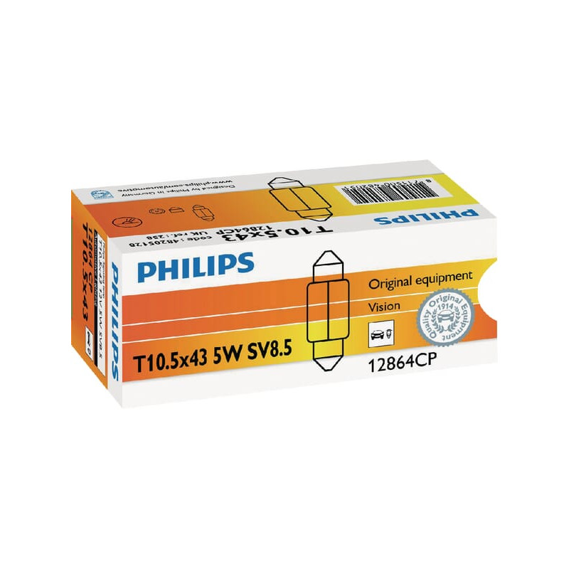 Żarówka rurkowa 12V 5W SV8,5 Żarówka rurkowa Philips 8711500482051