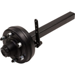 ADR 1253S60LA6DA0670 Półoś 160/205 6xM18x1,5 60x60, L-670 półoś kwadratowa z hamulcami 300-