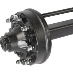 ADR A8086130G1800E Oś 220/275, 8xM18X1,5 , L-1800 z bębnem ham. 300