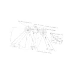 Lampa obrysowa LED,136, W21.3, lewa Waś