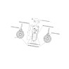 Lampa obrysowa LED, 514bc, 12-24V uniwersalna Waś