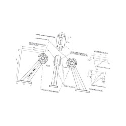 Lampa obrysowa LED, 506bcl, 12-24V, lewa Waś