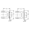Widłak 1 flansza Ø120mm/101,5/8 023979