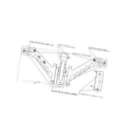 Lampa obrysowa LED, 239L 12-24V, lewa Waś