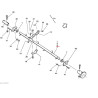 Amazone 3703500 Wałek mieszający, 20 x 2563 mm, D8-30