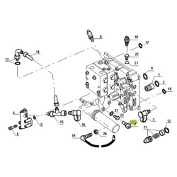 Claas 0011498951 Czujnik ciśnienia 8BAR