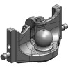 Zaczep kulowy K80 309 mm