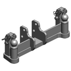 Forced steering bracket