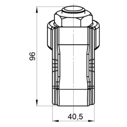 Blokada zaczepu K80 kompletny 15° Scharmüller 106454000