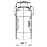Blokada zaczepu K80 kompletny 3 ° fi20 L40mm, heavy duty Scharmüller 20103080