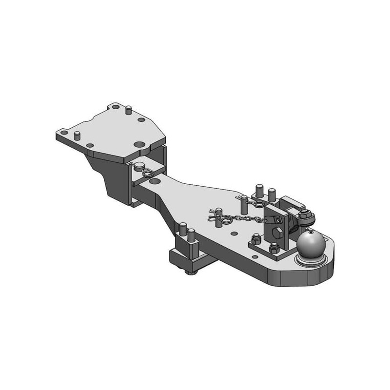 Belka zaczepu Heavy Duty K80® Steyr Terrus / Case Optum / NH-T7 HD SET