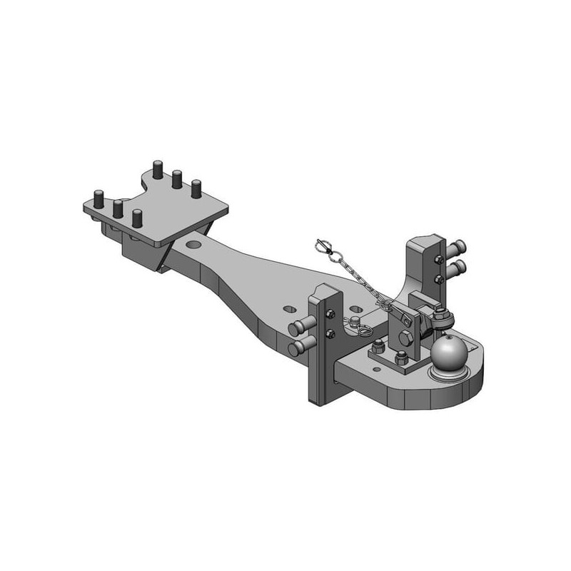 Płyta nośna zaczepu K80® JD 6230R, 6250R SET