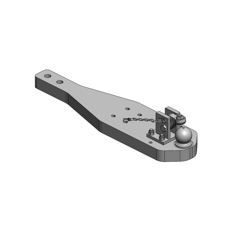 Płyta nośna zaczepu K80® Landini 7-160, 7-175, 7-190, 7-215