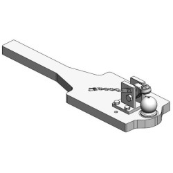 Płyta nośna zaczepu K80® mit Kontur 296x1100x45