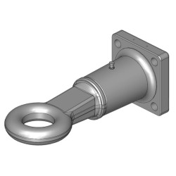 Zaczep oczkowy obrotowy 76mm