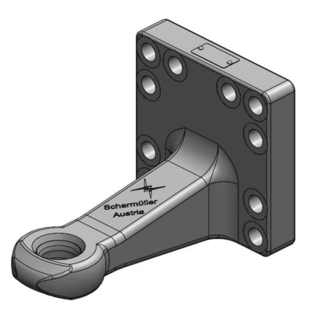 Zaczep oczkowy Ø 40 mm 160x160 DIN 11026