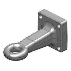 Zaczep oczkowy Ø 50 mm 120x120 DIN9678-2