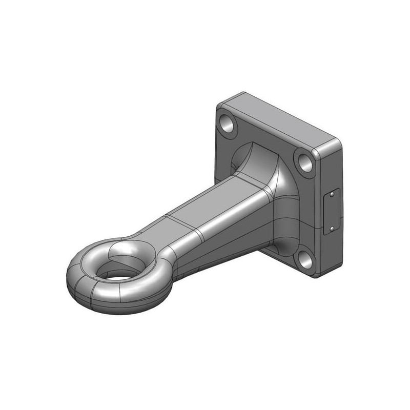 Zaczep oczkowy Ø 50 mm 120x120 DIN9678-2