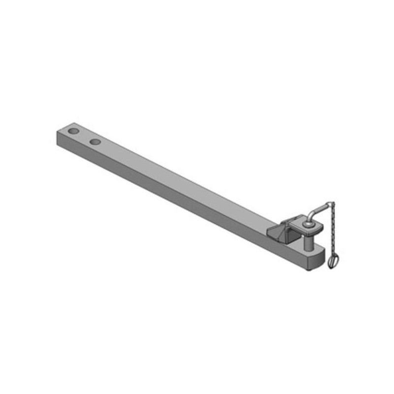 Zaczep polowy 80x50 L1170 mm kat. 2 Ø 31.5 mm