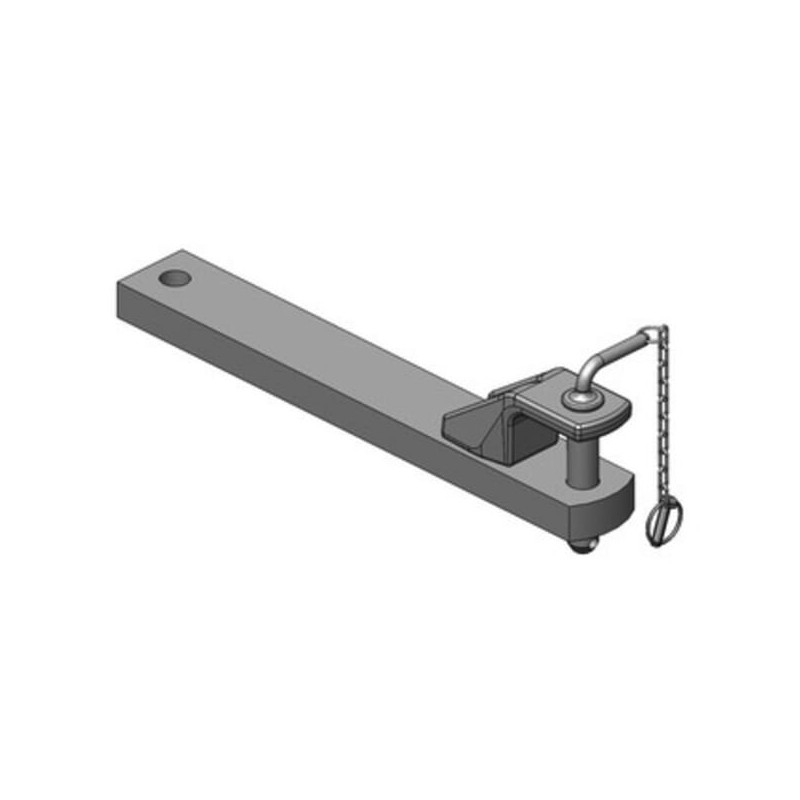 Zaczep polowy 90x40 L640 mm kat. 2 Ø 31.5 mm