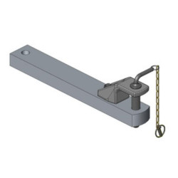 Zaczep polowy 90x50 L640 mm kat. 2 Ø 31.5 mm