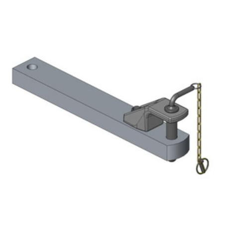 Zaczep polowy 90x50 L640 mm kat. 2 Ø 31.5 mm