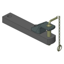 Zaczep polowy 90x50 L505 mm kat. 2 Ø 31.5 mm