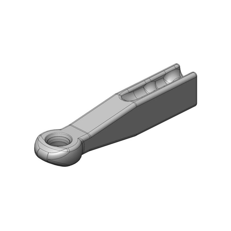 Ucho zaczepu fi40 mm H-Schaft 80x65 Scharmuller ISO 5692-2