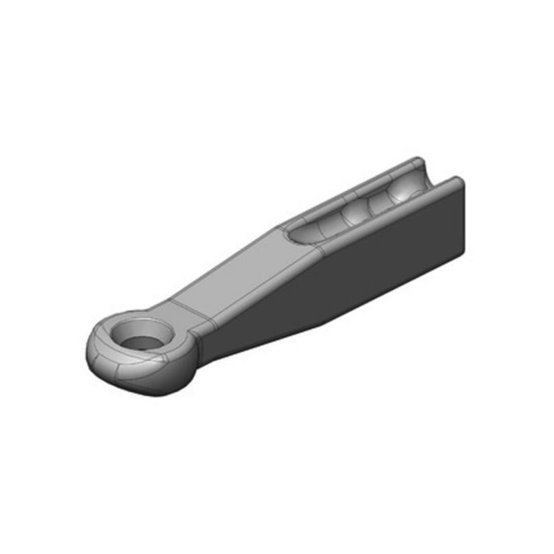 Ucho zaczepu fi40 mm H-Schaft 80x65 Scharmuller DIN11026