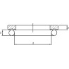 Pierścień oporowy pod oring 59,7x5,33mm Hallite 8719607017220