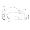Stabilizator ASST-B 350mm +/-40, fi19,1/44 M30 typ stary Walterscheid 8716106037667