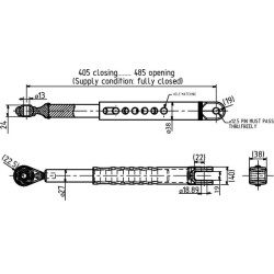 Stabilizator 405-485 mm