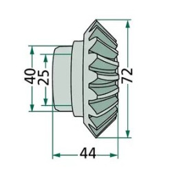Kolo zębate Z21 1-01019-010-327.00