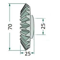 Koło zębate Z21 1-1214-050-102.00