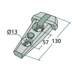 Uchwyt szybkowymienny  John Deere