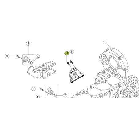 Claas 0011441060 Czujnik temperatury paliwa