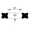 Pierścień uszczelniający x-ring 10.82x1.78mm Viton