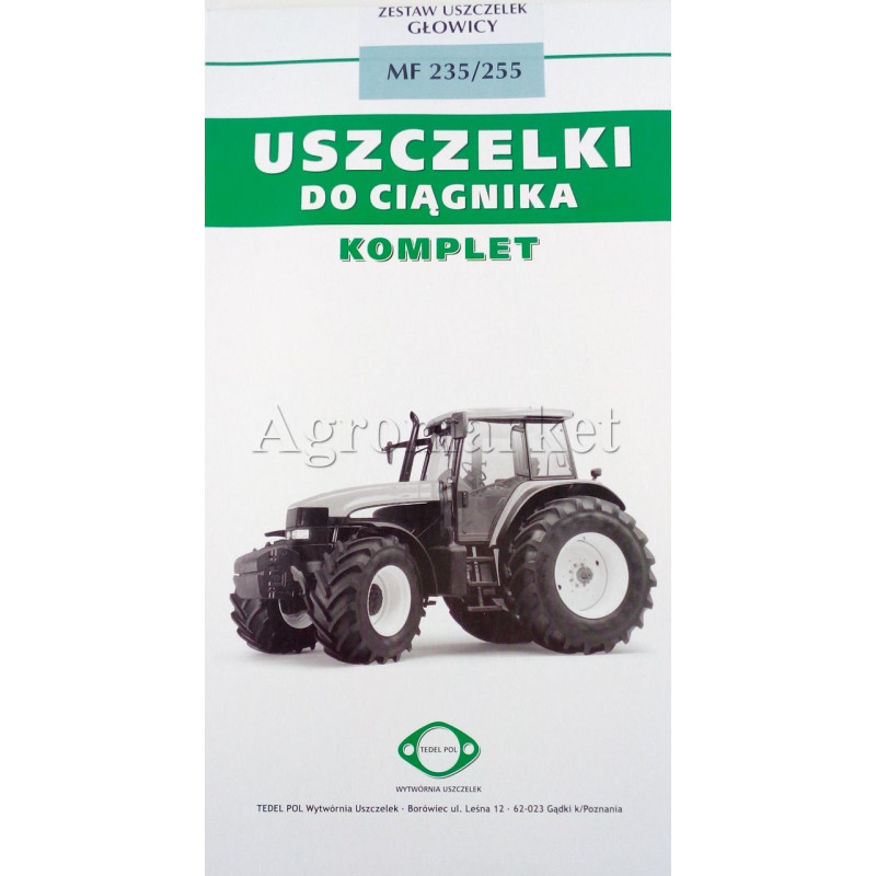 Kpl.głowicy MF 235 mini miedź