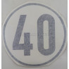 Naklejka 40 Km/h