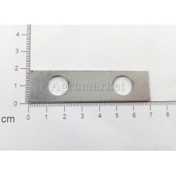 Podkładka 70x18x1 fi-11,5mm 2 otwory