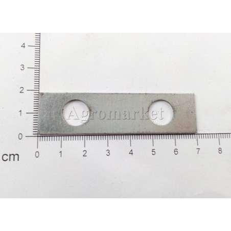 Podkładka 70x18x1 fi-11,5mm 2 otwory