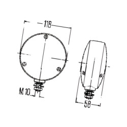 Kierunkowskaz 2BA003022021 Hella 4082300049619