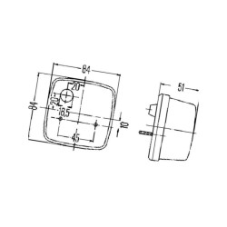 Lampa kierunkowskazu, Hella 2BA003014011