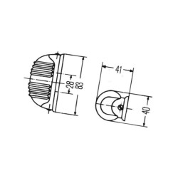 Lampa, kierunkowskaz, Hella 2BA001227211