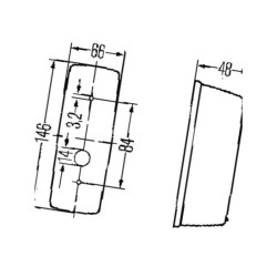 Kierunkowskaz 2BA001277021 Hella 4082300152913